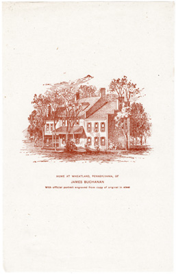 Home at Wheatland, Pennsylvania, of James Buchanan